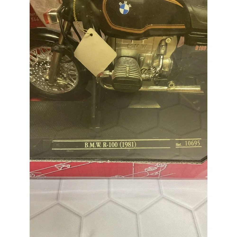 Vintage GUILOY E 1/10. SERIES BMW R100 1991 #10695 NEW IN BOX MOTORCYCLE